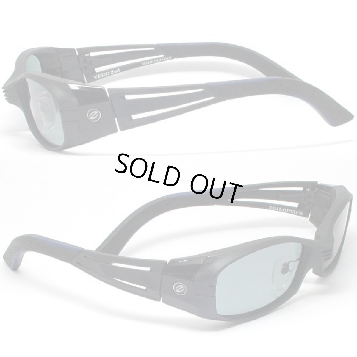 画像2: ZEAL OPTICS ジールオプティクス サングラス VERO 2nd ヴェロ セカンド on TALEX偏光レンズ F-1305 マットガンメタル＆ブラック/マスターブルー偏光レンズ (2)