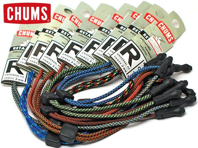 CHUMS チャムス メガネストラップ UNIVERSAL FIT ROPE 3mm ユニバーサルフィットロープ3mm メガネ ストラップ スポーツサングラス  グラスコード 眼鏡 アウトドア おしゃれ 眼鏡ストラップ めがねストラップ