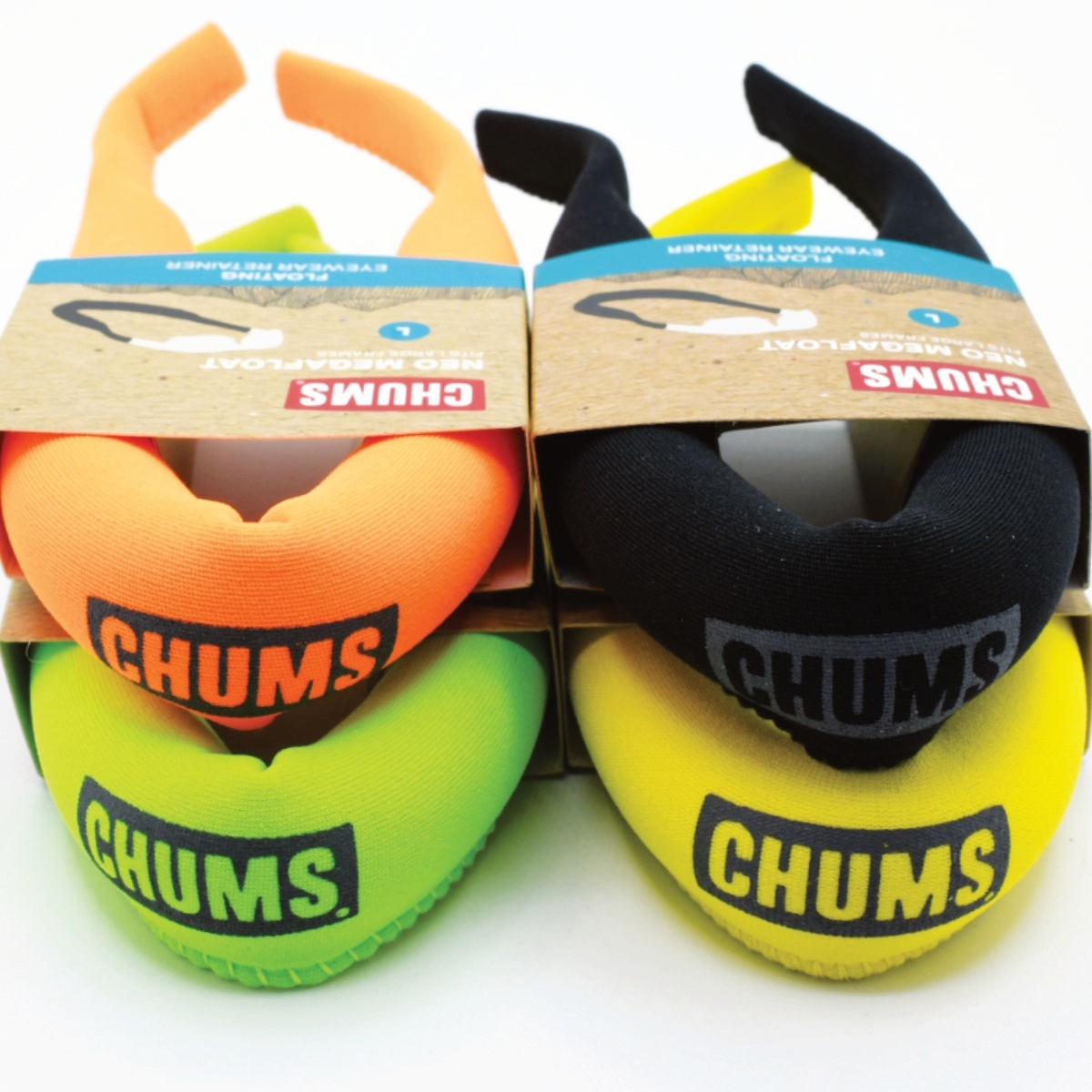 画像2: CHUMS チャムス メガネストラップ NEO MEGA FLOAT ネオメガフロート ストラップ メガネ スポーツメガネ サングラス グラスコード 眼鏡 アウトドア おしゃれ 眼鏡チェーン サングラスストラップ メガネ ストラップ メガネストラップ 眼鏡ストラップ めがねストラップ (2)