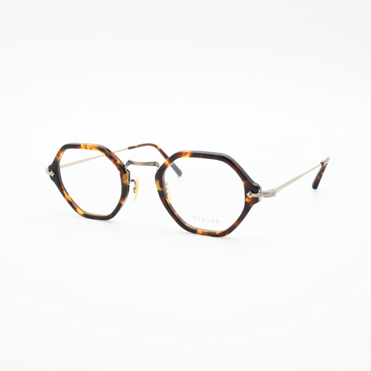 画像2: EYEVAN アイヴァン E-0518 col-TORT/AG 44サイズ (2)