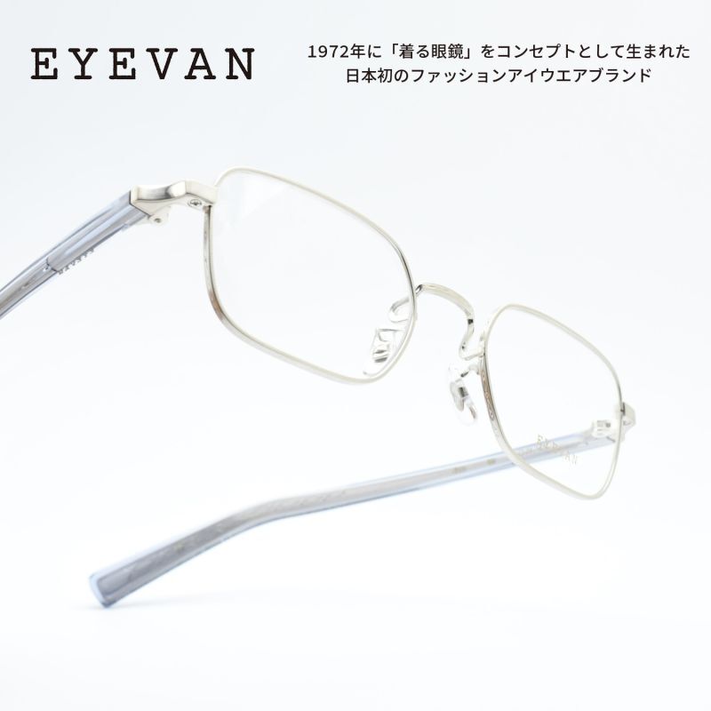 EYEVAN アイヴァン XOC S シルバー メガネ-