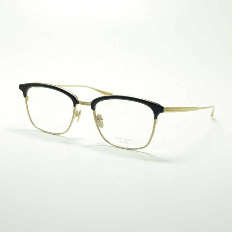 MASUNAGA since 1905 BASIE col-35 NAVY/GOLD メガネ 眼鏡 めがね