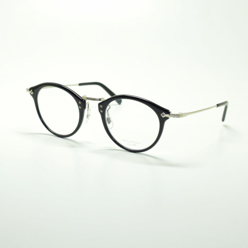 MASUNAGA GMS-805 col-B11 NAVY/SLV メガネ 眼鏡 めがね メンズ