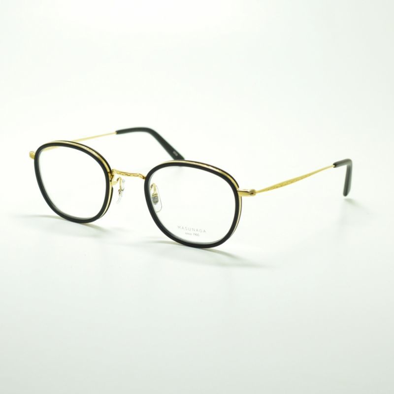 MASUNAGA GMS-824 col-59 BK2/MATT メガネ 眼鏡 めがね メンズ レディース おしゃれ ブランド 人気 おすすめ フレーム 流行り 度付き レンズ