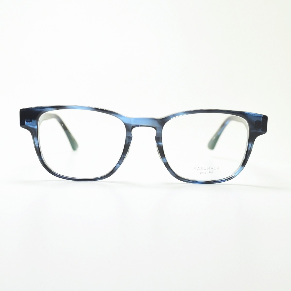 増永眼鏡 MASUNAGA 光輝 063 col-35 BLUE メガネ 眼鏡 めがね メンズ 