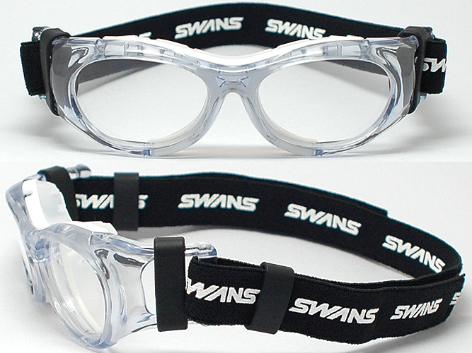 SWANS スワンズ 度付き対応 スポーツ用ゴーグル 大人気の SVS600 がフルモデルチェンジ！ NEW EYE GUARD アイガード SVS-600  N -WHT ※Jrサイズ※ クリアホワイト/クリア スポーツ眼鏡