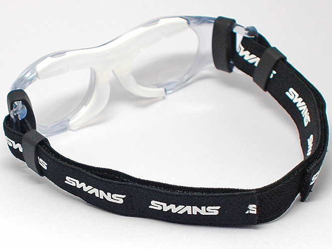 SWANS スワンズ 度付き対応 スポーツ用ゴーグル 大人気の SVS600 がフルモデルチェンジ！ NEW EYE GUARD アイガード SVS-600  N -WHT ※Jrサイズ※ クリアホワイト/クリア スポーツ眼鏡